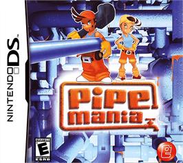 Box cover for Pipe Mania on the Nintendo DS.