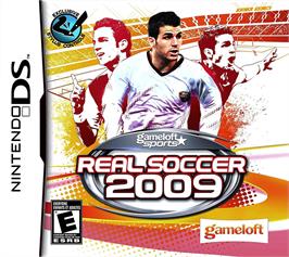 Box cover for Real Soccer 2009 on the Nintendo DS.
