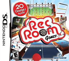 Box cover for Rec Room Games on the Nintendo DS.