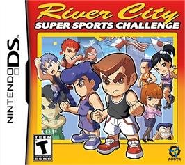 Box cover for River City Super Sports Challenge on the Nintendo DS.