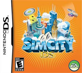 Box cover for Simcity Ds on the Nintendo DS.