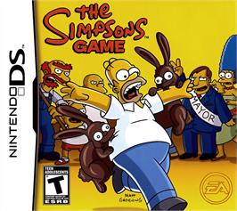 Box cover for Simpsons Game, The on the Nintendo DS.