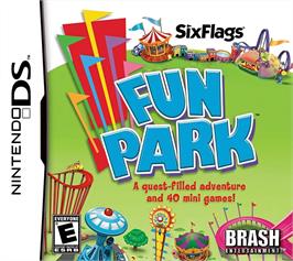 Box cover for Six Flags Fun Park on the Nintendo DS.