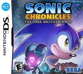 Box cover for Sonic Chronicles - La Confrérie Des Ténèbres on the Nintendo DS.