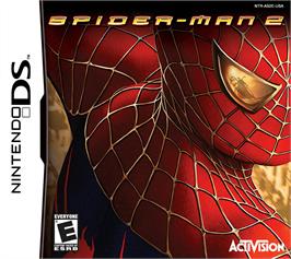 Box cover for Spider-man 2 on the Nintendo DS.