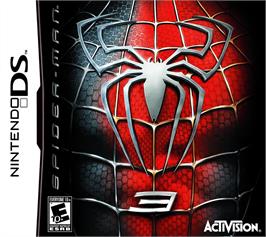 Box cover for Spider-man 3 on the Nintendo DS.