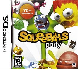 Box cover for Squeeballs Party on the Nintendo DS.