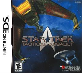 Box cover for Star Trek - Tactical Assault on the Nintendo DS.