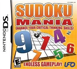 Box cover for Sudoku Mania - Enhance Your Critical Thinking Skills! on the Nintendo DS.