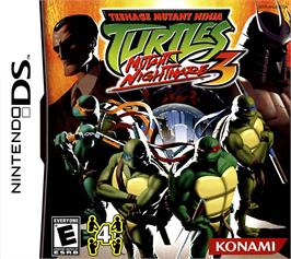 Box cover for Teenage Mutant Ninja Turtles 3 - Mutant Nightmare on the Nintendo DS.