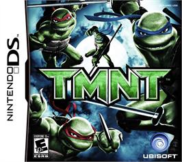 Box cover for Tmnt on the Nintendo DS.