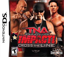 Box cover for Tna Impact! - Cross The Line on the Nintendo DS.