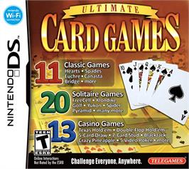 Box cover for Ultimate Card Games on the Nintendo DS.