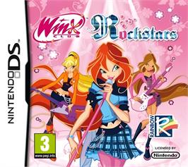 Box cover for Winx Club Rockstars on the Nintendo DS.