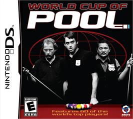 Box cover for World Cup Of Pool on the Nintendo DS.