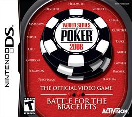 Box cover for World Series Of Poker 2008 - Battle For The Bracelets on the Nintendo DS.