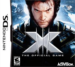 Box cover for X-men - The Official Game on the Nintendo DS.