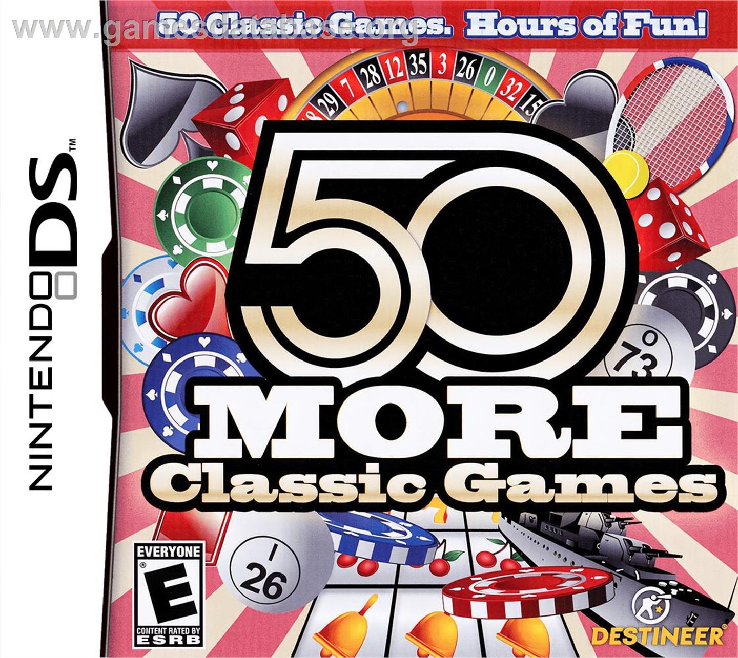 50 More Classic Games - Nintendo DS - Artwork - Box