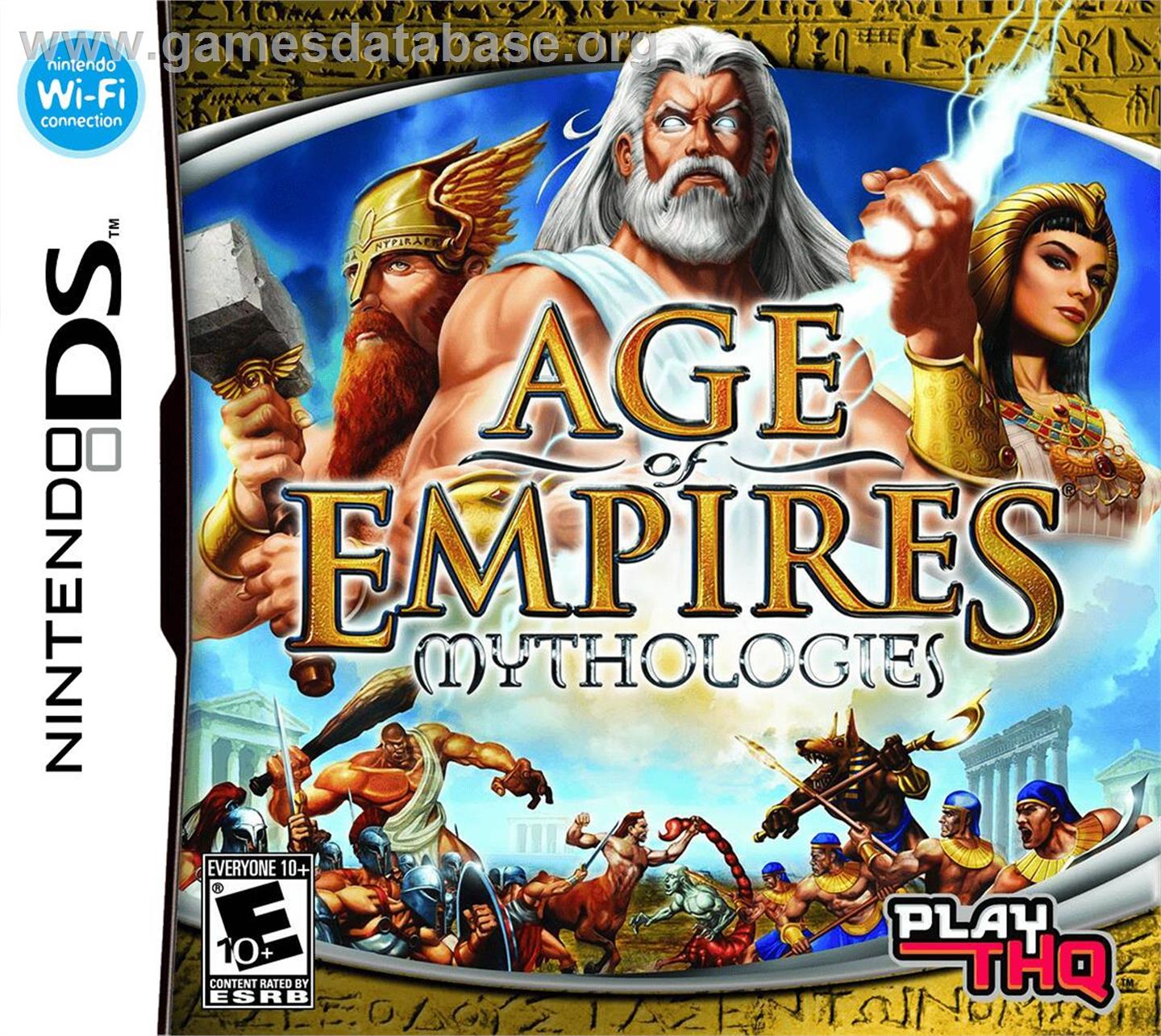 Age Of Empires - Mythologies - Nintendo DS - Artwork - Box