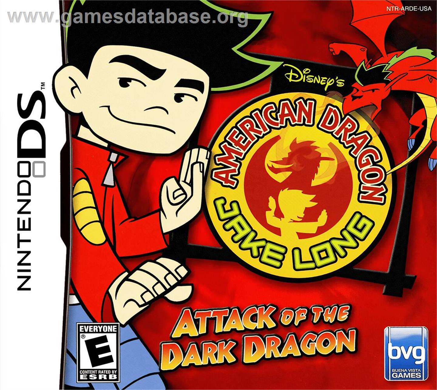 American Dragon - Jake Long - Attack Of The Dark Dragon - Nintendo DS - Artwork - Box