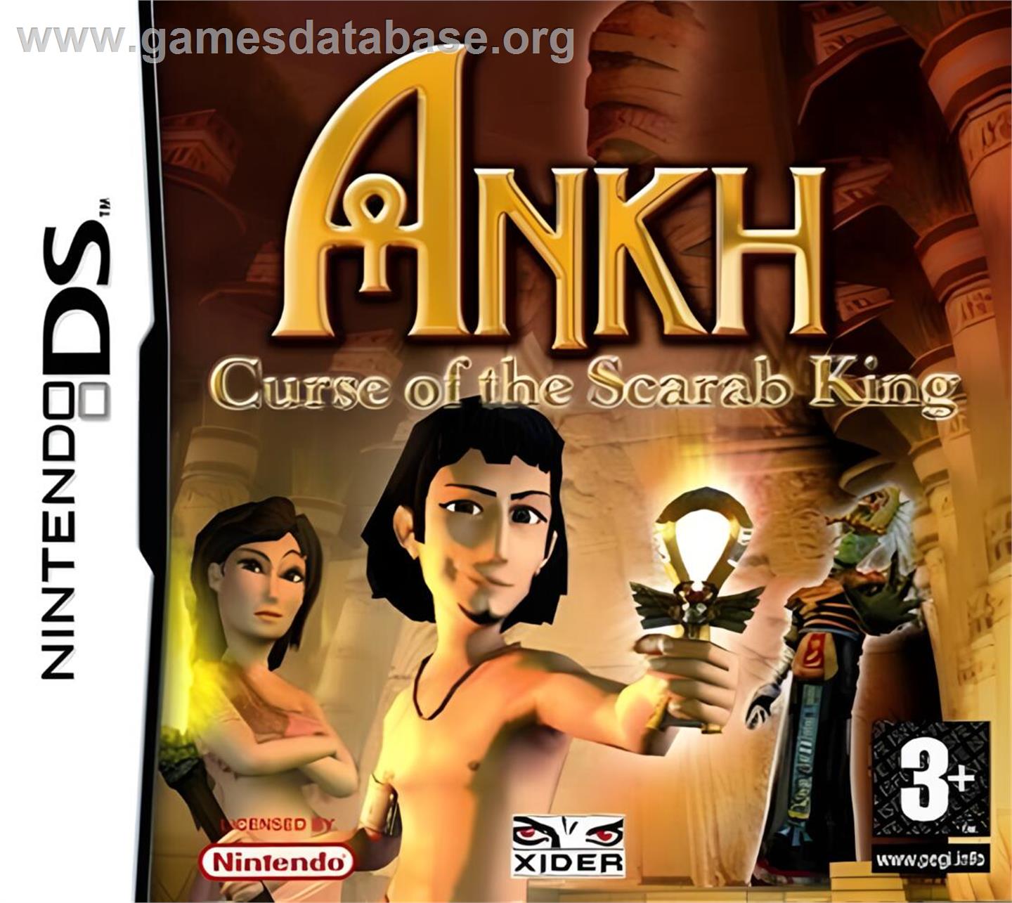 Ankh - La Malediction Du Roi Scarabee - Nintendo DS - Artwork - Box