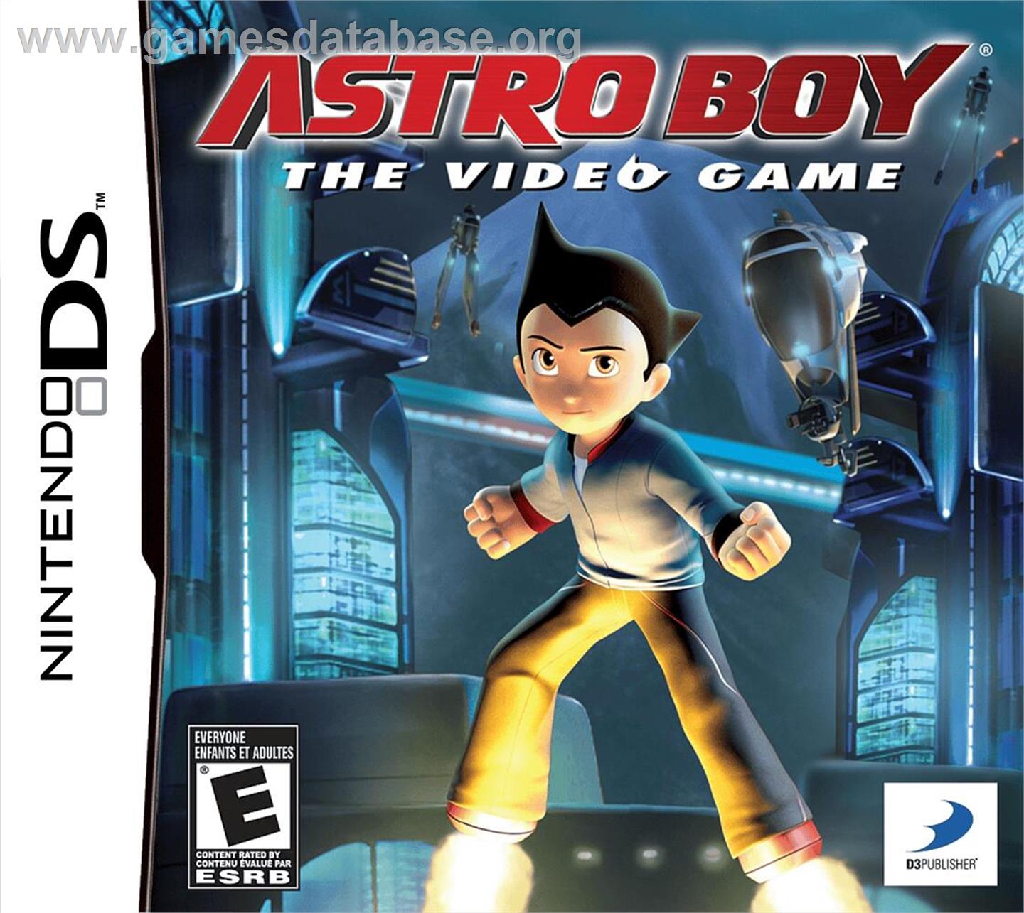 Astro Boy - The Video Game - Nintendo DS - Artwork - Box
