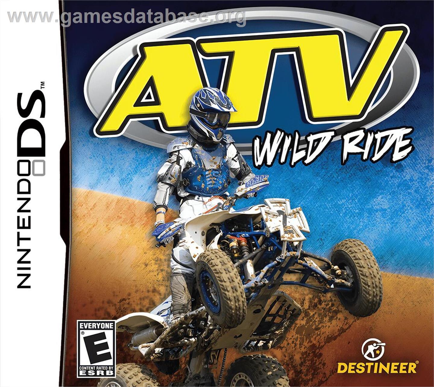 Atv Wild Ride - Nintendo DS - Artwork - Box