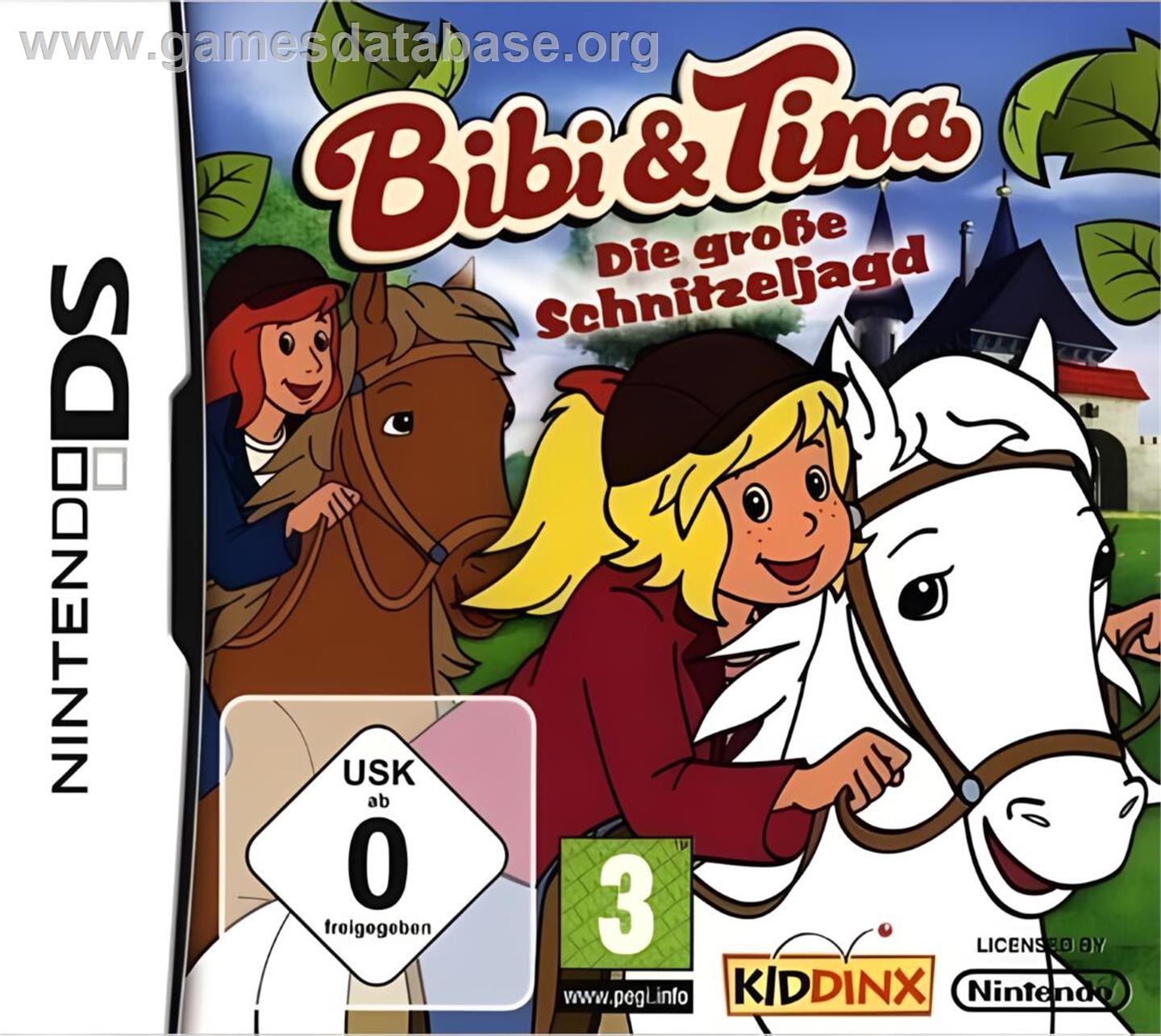 Bibi And Tina - Die Grosse Schnitzeljagd - Nintendo DS - Artwork - Box
