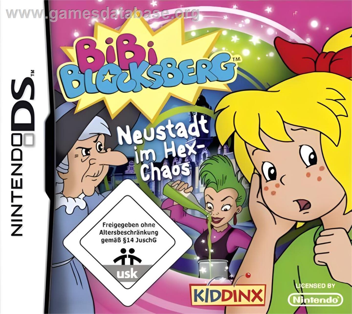 Bibi Blocksberg - Neustadt Im Hex-chaos - Nintendo DS - Artwork - Box