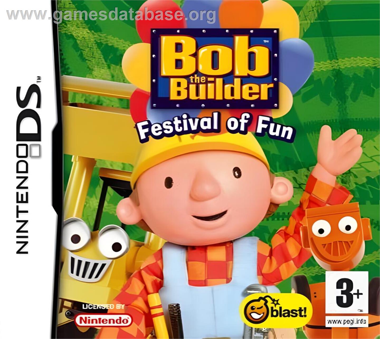 Bob The Builder - Festival Of Fun - Nintendo DS - Artwork - Box