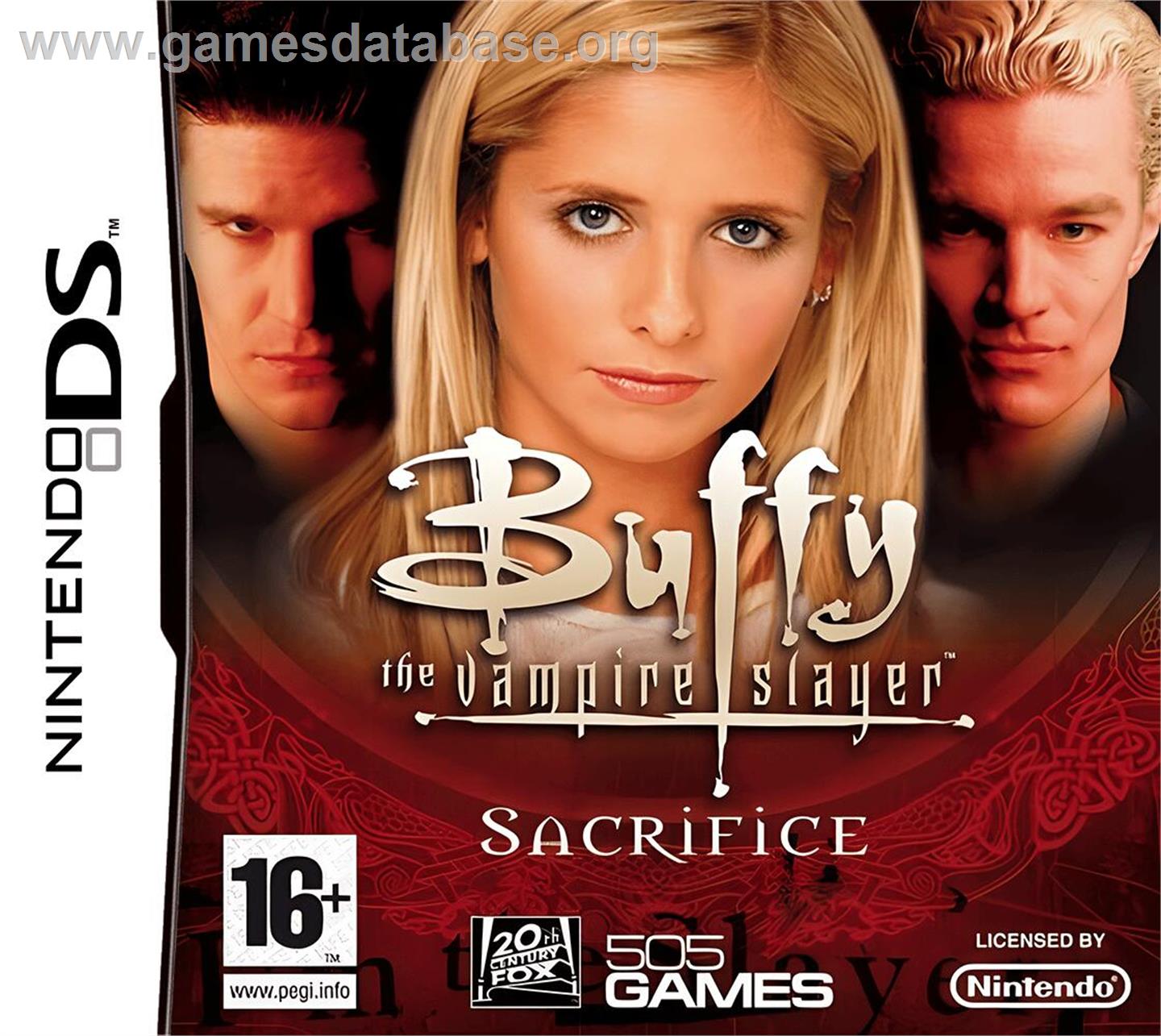 Buffy The Vampire Slayer - Sacrifice - Nintendo DS - Artwork - Box