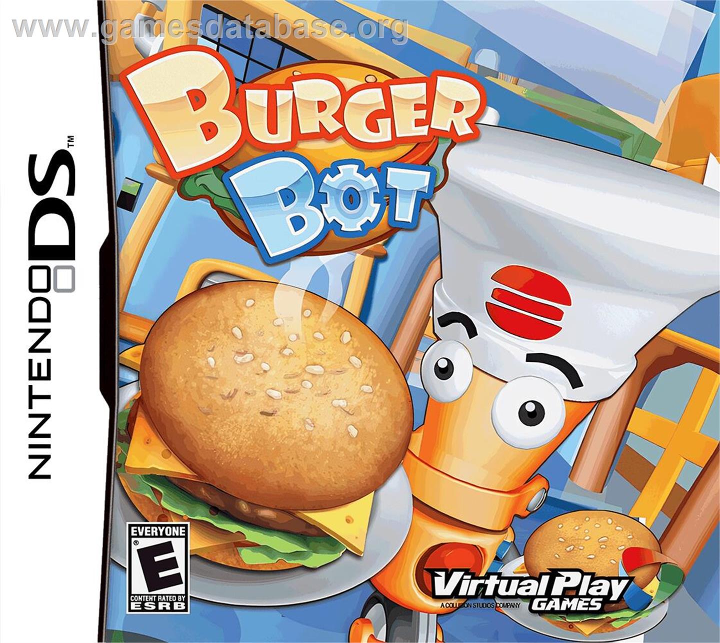 Burger Bot - Nintendo DS - Artwork - Box