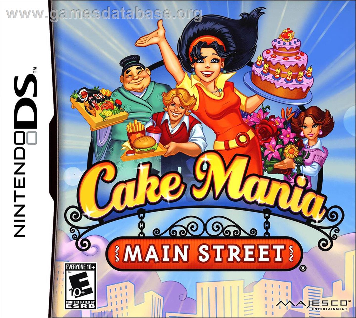 Cake Mania Main Street - Nintendo DS - Artwork - Box