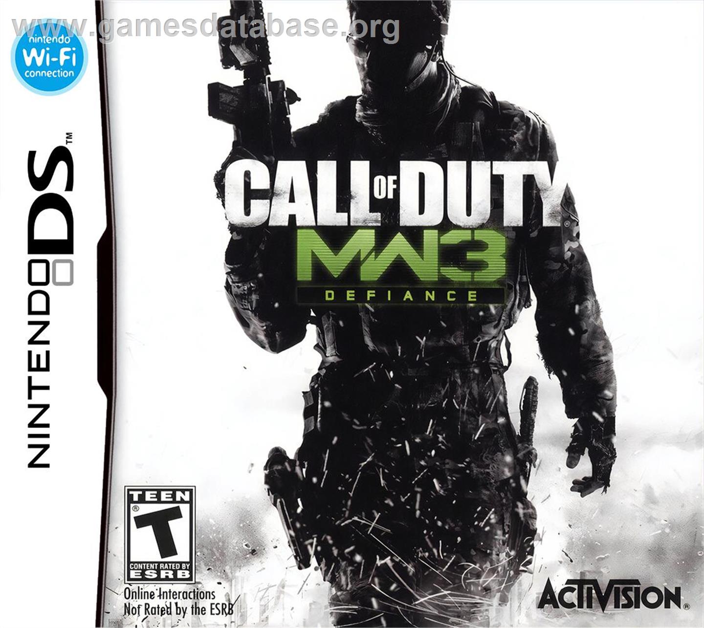 Call Of Duty - Modern Warfare 3 - Defiance - Nintendo DS - Artwork - Box