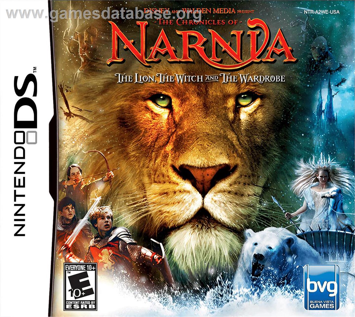 Chronicles Of Narnia, The - The Lion, The Witch And The Wardrobe - Nintendo DS - Artwork - Box