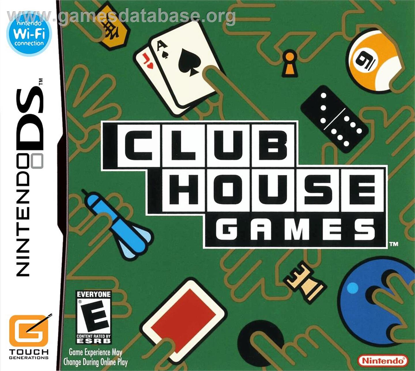 Clubhouse Games - Nintendo DS - Artwork - Box