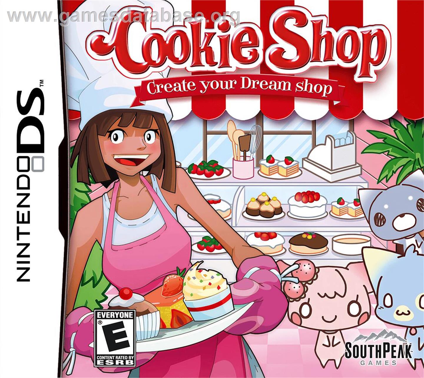 Cookie Shop - Create Your Dream Shop - Nintendo DS - Artwork - Box