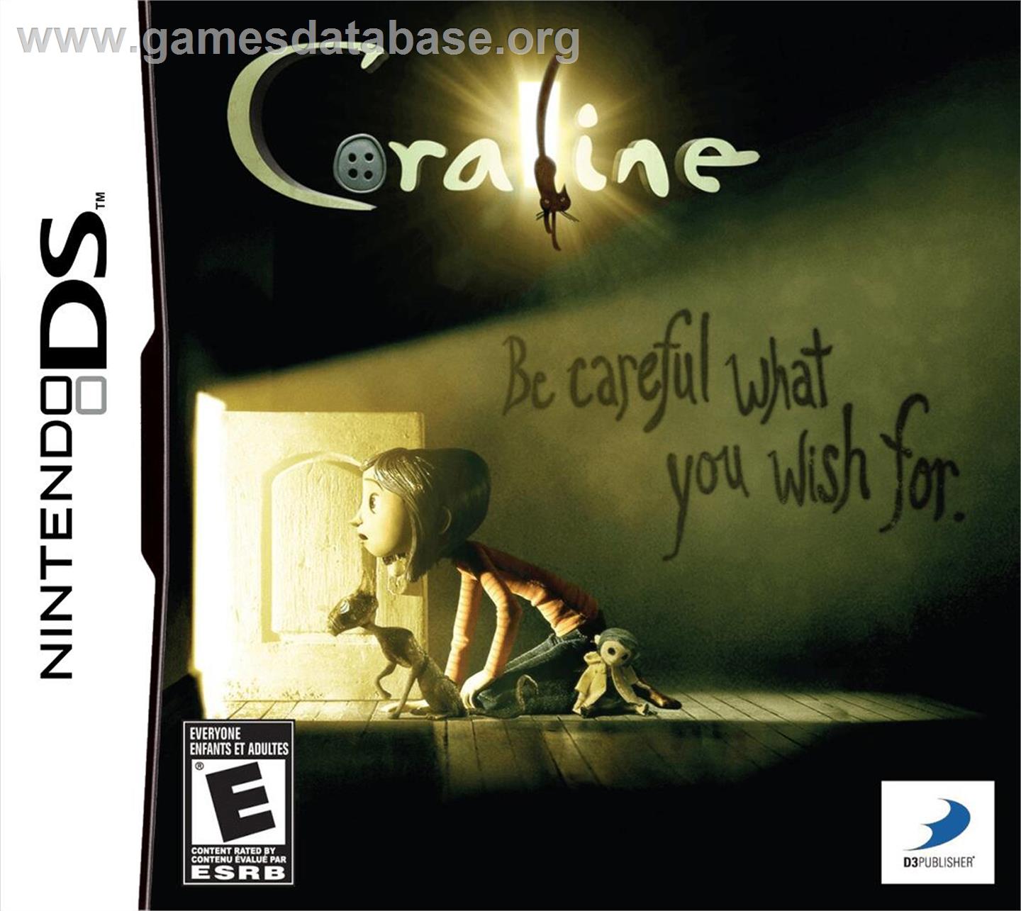 Coraline - Nintendo DS - Artwork - Box