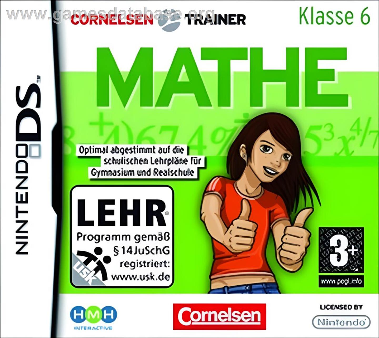 Cornelsen Trainer: Mathe - Klasse 6 - Nintendo DS - Artwork - Box