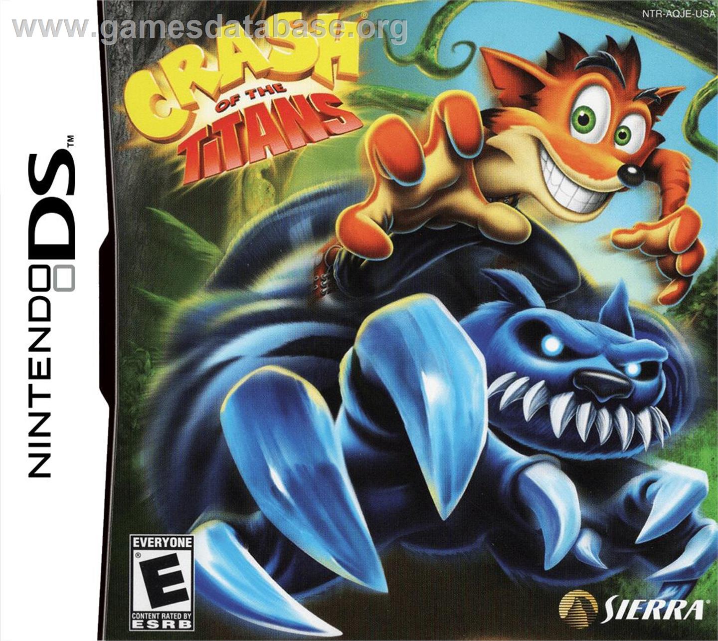 Crash Of The Titans - Nintendo DS - Artwork - Box