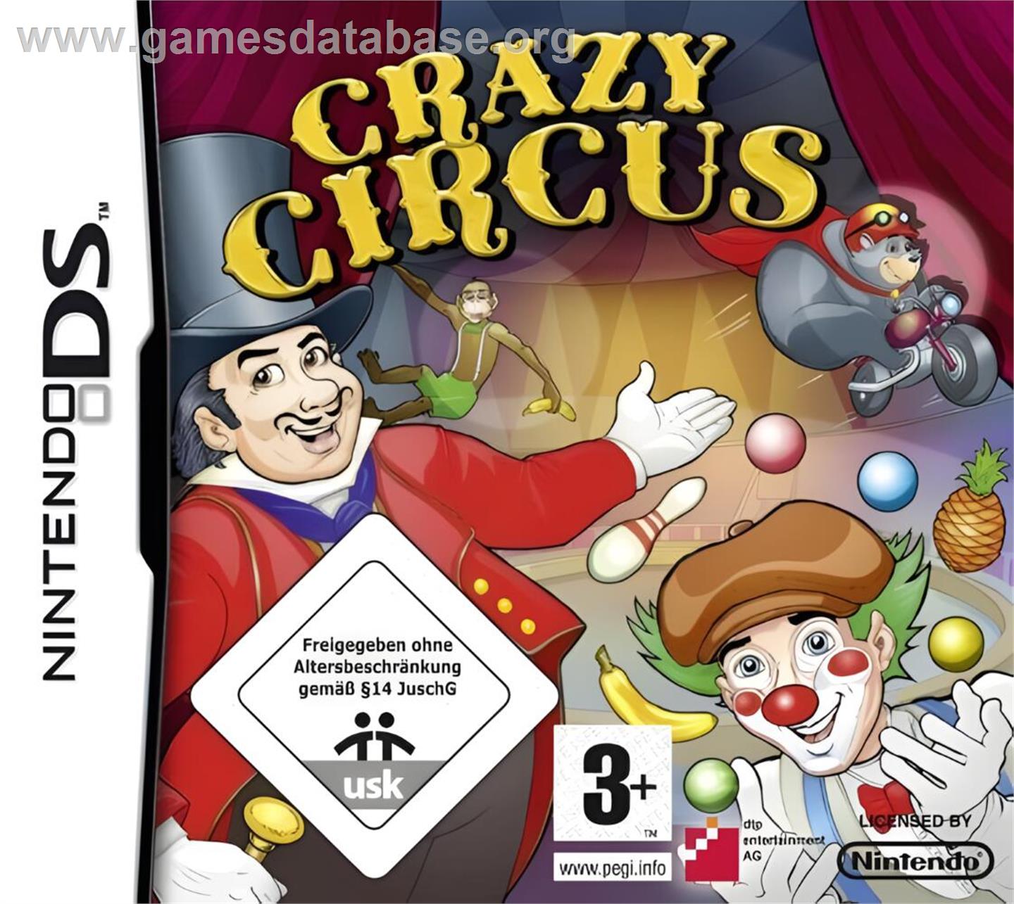 Crazy Circus - Nintendo DS - Artwork - Box