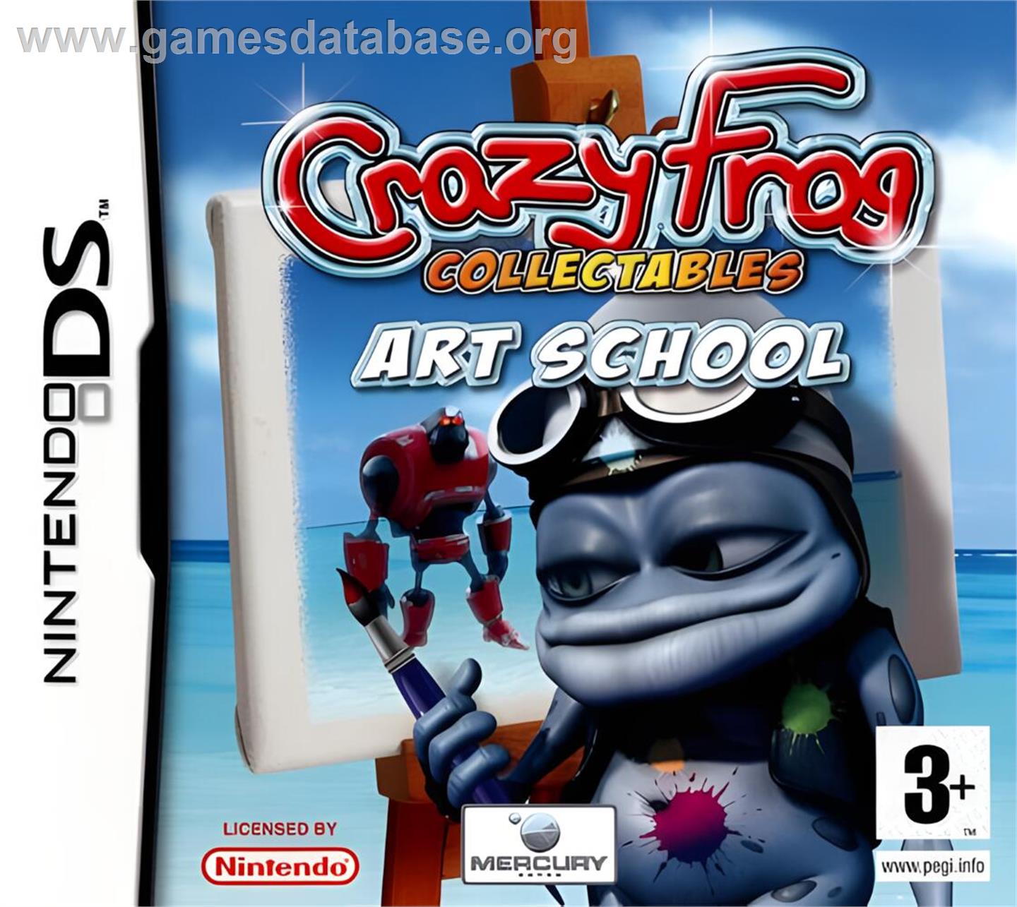 Crazy Frog - Collectables Art School - Nintendo DS - Artwork - Box