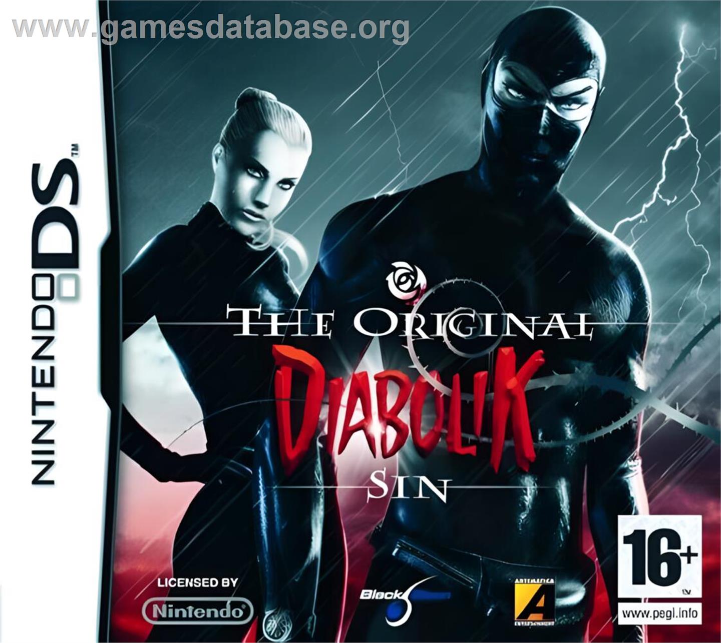 Diabolik - The Original Sin - Nintendo DS - Artwork - Box