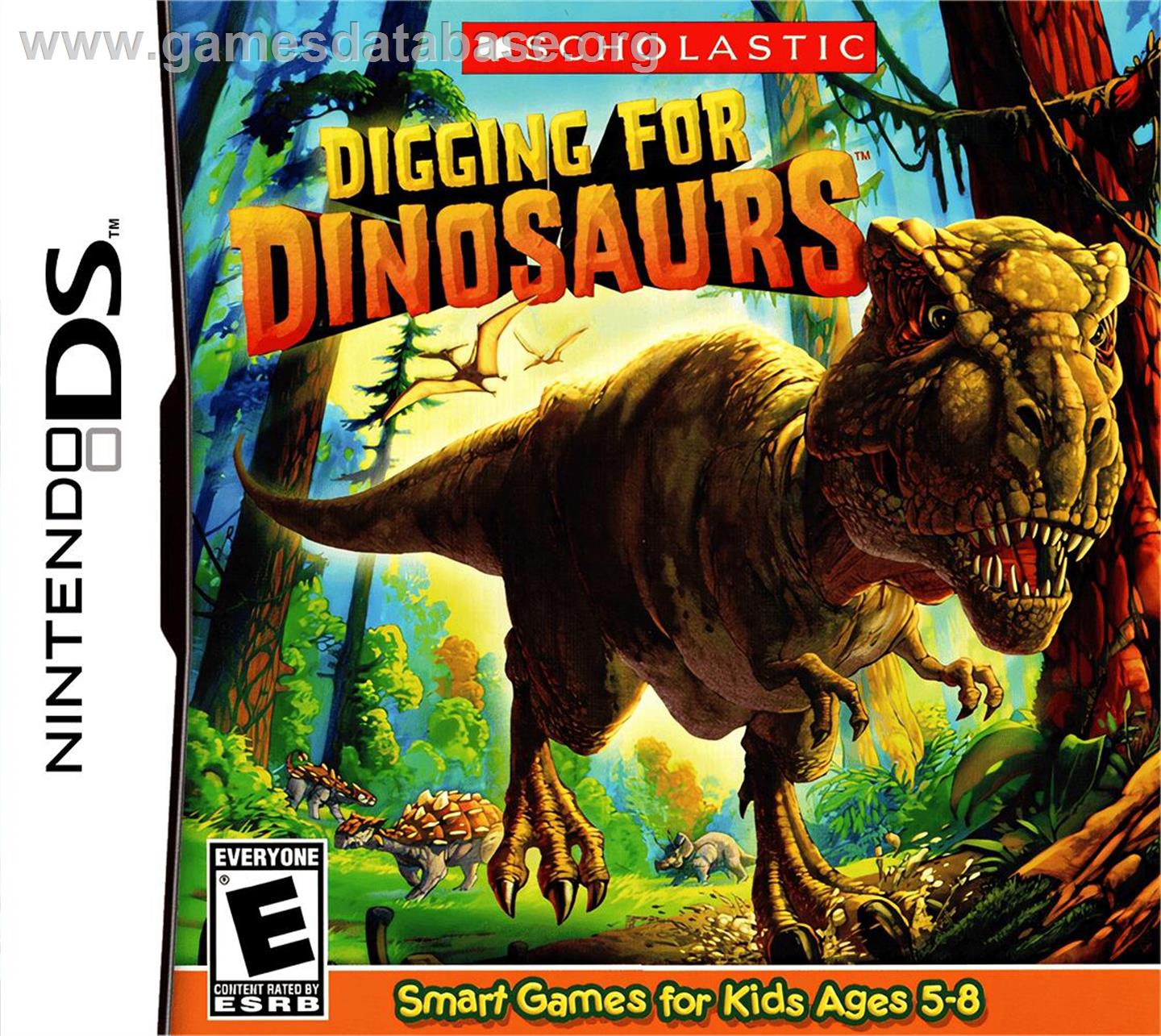 Digging For Dinosaurs - Nintendo DS - Artwork - Box