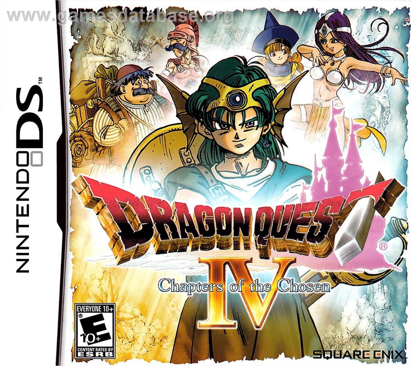Dragon Quest 4 - Chapters Of The Chosen - Nintendo DS - Artwork - Box