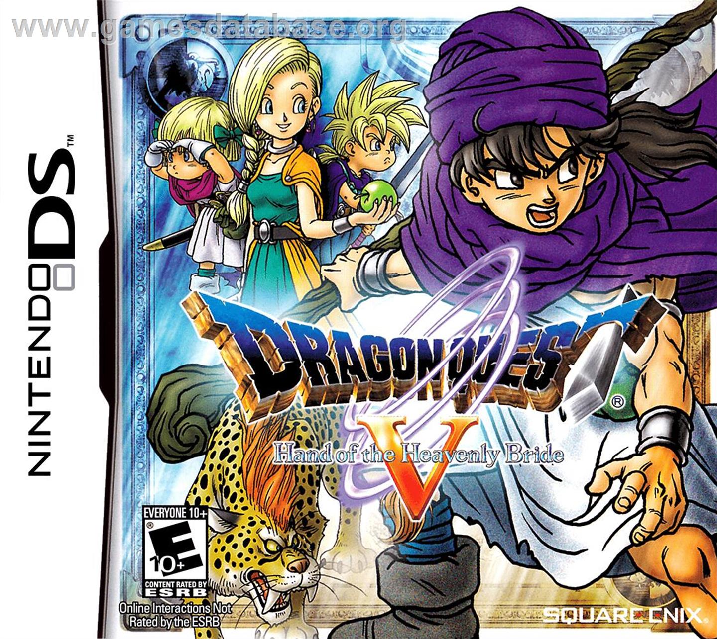 Dragon Quest 5 - Hand Of The Heavenly Bride - Nintendo DS - Artwork - Box