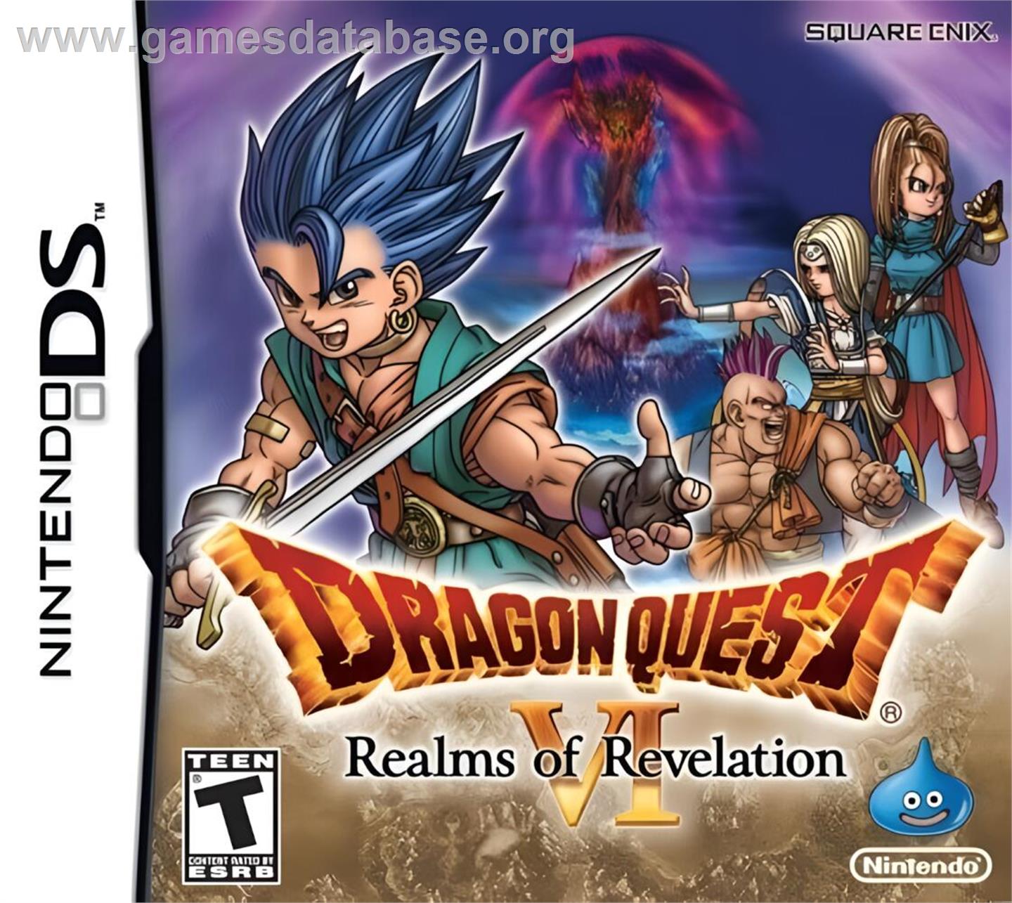 Dragon Quest 6 - Realms of Revelation - Nintendo DS - Artwork - Box