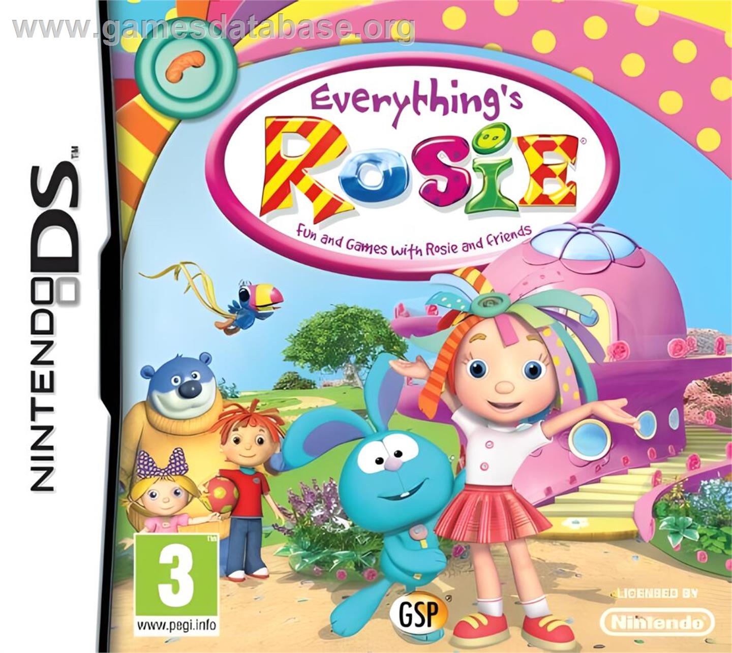 Everything's Rosie - Nintendo DS - Artwork - Box
