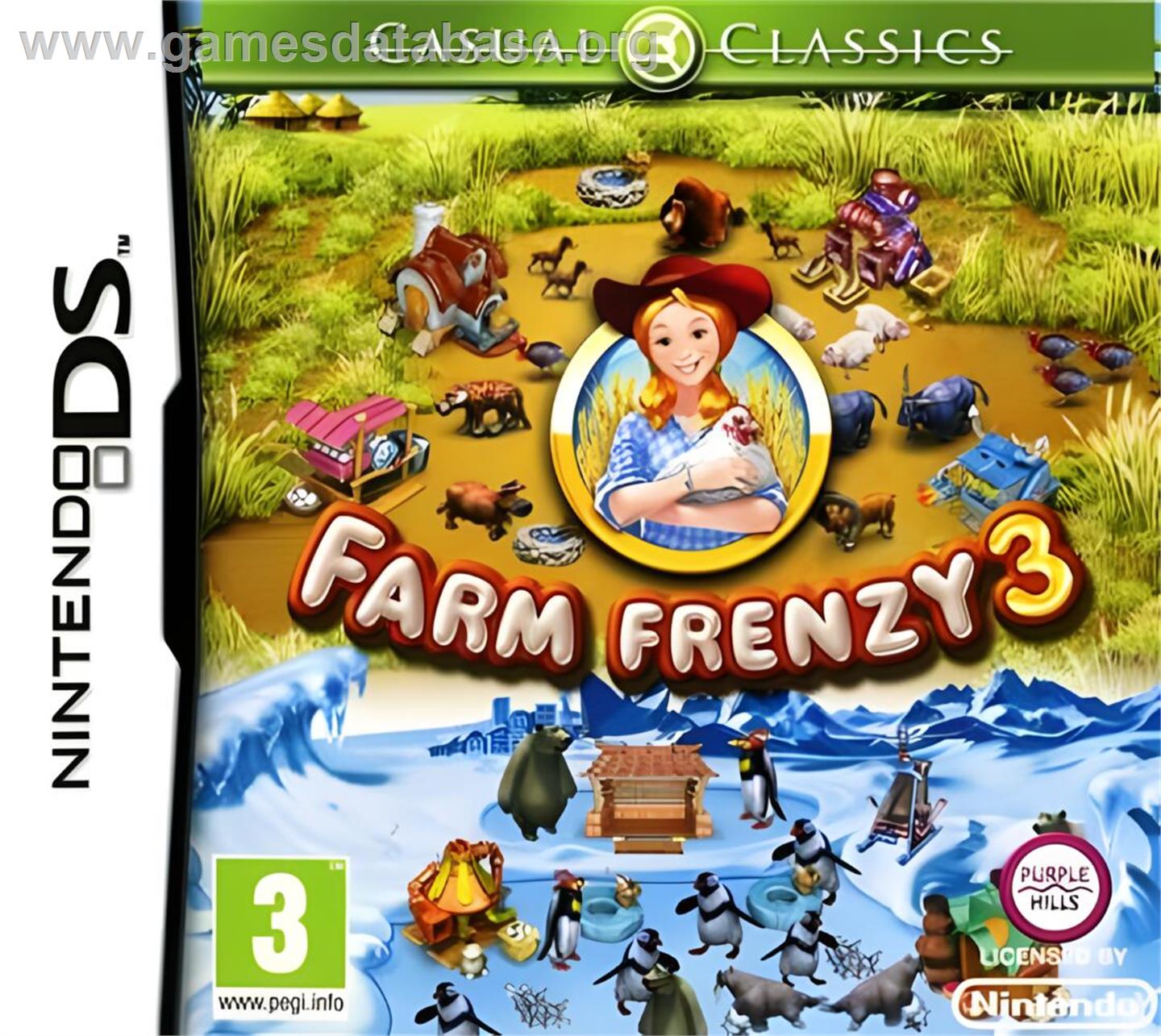 Farm Frenzy 3 - Nintendo DS - Artwork - Box