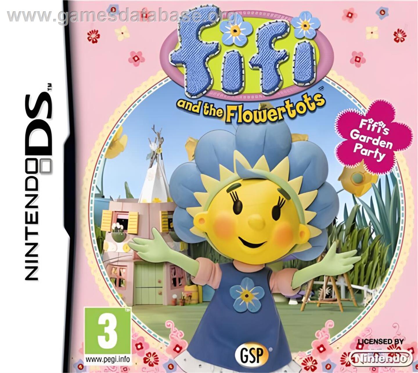 Fifi and the Flowertots - Fifi's Garden Party - Nintendo DS - Artwork - Box
